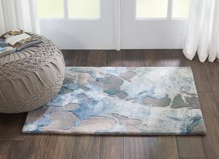 The Rug Corner Nourison Home Nourison Home - Prismatic Grey Area Rug PRS14  