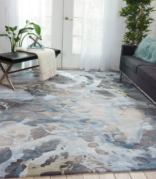 The Rug Corner Nourison Home Nourison Home - Prismatic Grey Area Rug PRS14  