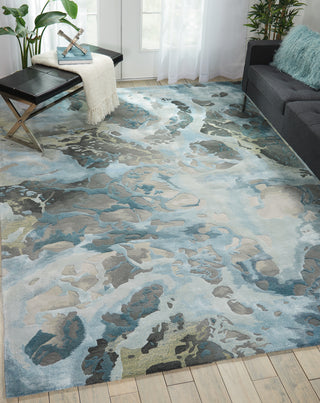 The Rug Corner Nourison Home Nourison Home - Prismatic Grey Area Rug PRS14  