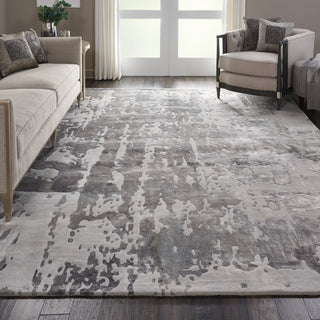 The Rug Corner Nourison Home Prismatic PRS12 SILGY Area Rugs  