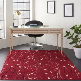 The Rug Corner Nourison Home Grafix GRF15 RED Area Rugs  