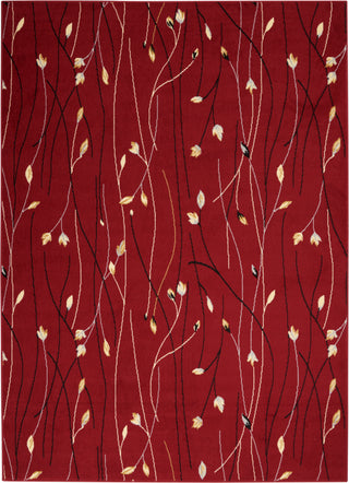 The Rug Corner Nourison Home Grafix GRF15 RED Area Rugs  