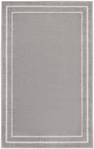 The Rug Corner Nourison Home Nourison Home - Nourison Essentials Grey/Ivory Area Rug NRE02  