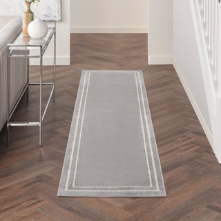 The Rug Corner Nourison Home Nourison Home - Nourison Essentials Grey/Ivory Area Rug NRE02  