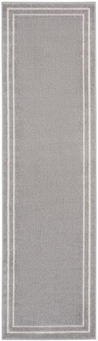 The Rug Corner Nourison Home Nourison Home - Nourison Essentials Grey/Ivory Area Rug NRE02  