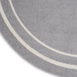 The Rug Corner Nourison Home Nourison Home - Nourison Essentials Grey/Ivory Area Rug NRE02  