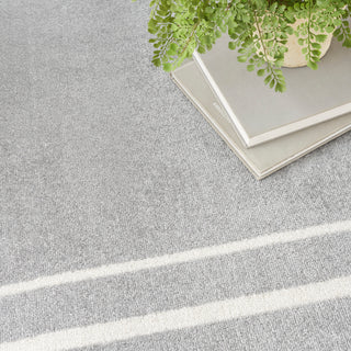 The Rug Corner Nourison Home Nourison Home - Nourison Essentials Grey/Ivory Area Rug NRE02  