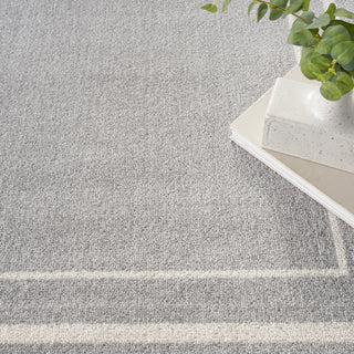 The Rug Corner Nourison Home Nourison Home - Nourison Essentials Grey/Ivory Area Rug NRE02  