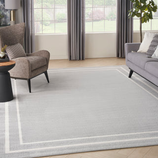 The Rug Corner Nourison Home Nourison Home - Nourison Essentials Grey/Ivory Area Rug NRE02  