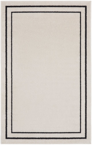 The Rug Corner Nourison Home Nourison Home - Nourison Essentials Ivory/Black Area Rug NRE02  