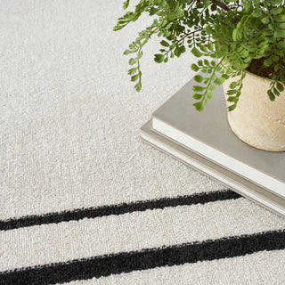 The Rug Corner Nourison Home Nourison Home - Nourison Essentials Ivory/Black Area Rug NRE02  