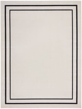The Rug Corner Nourison Home Nourison Home - Nourison Essentials Ivory/Black Area Rug NRE02  