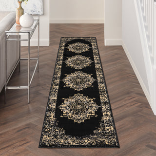 The Rug Corner Nourison Home Nourison Home - Grafix Black Area Rug GRF14  