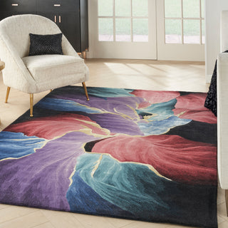 Nourison Home - Prismatic Black Area Rug PRS34