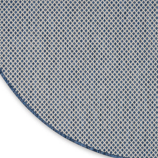 The Rug Corner Nourison Home Courtyard COU01 IVBLU Area Rugs  