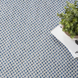 The Rug Corner Nourison Home Courtyard COU01 IVBLU Area Rugs  
