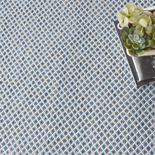The Rug Corner Nourison Home Courtyard COU01 IVBLU Area Rugs  