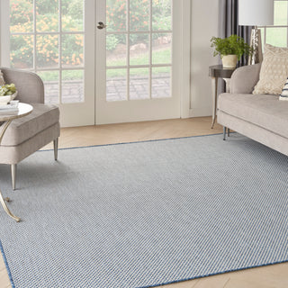 The Rug Corner Nourison Home Courtyard COU01 IVBLU Area Rugs  