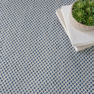 The Rug Corner Nourison Home Courtyard COU01 IVBLU Area Rugs  