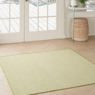 The Rug Corner Nourison Home Nourison Home - Courtyard Ivory/Green Area Rug COU01  