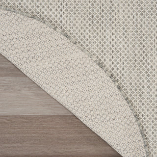 The Rug Corner Nourison Home Nourison Home - Courtyard Ivory/Silver Area Rug COU01  