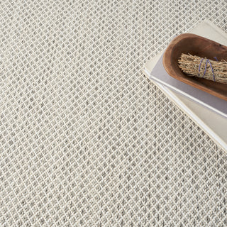 The Rug Corner Nourison Home Nourison Home - Courtyard Ivory/Silver Area Rug COU01  