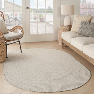 The Rug Corner Nourison Home Nourison Home - Courtyard Ivory/Silver Area Rug COU01  