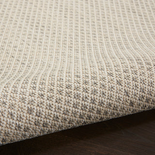 The Rug Corner Nourison Home Nourison Home - Courtyard Ivory/Silver Area Rug COU01  
