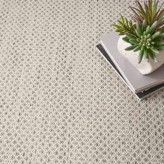 The Rug Corner Nourison Home Nourison Home - Courtyard Ivory/Silver Area Rug COU01  