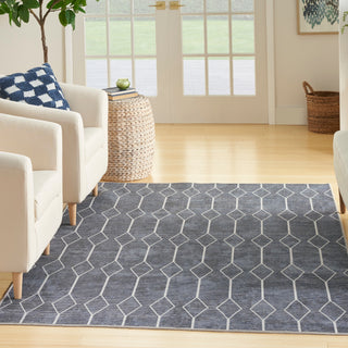 The Rug Corner Nourison Home New Concept Washables SR107 NAVY Area Rugs  