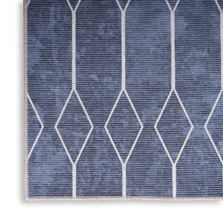 The Rug Corner Nourison Home New Concept Washables SR107 NAVY Area Rugs  