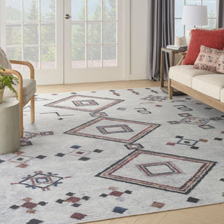 Nourison Home - New Concept Washables Ivory/Multi-Color Area Rug SR108