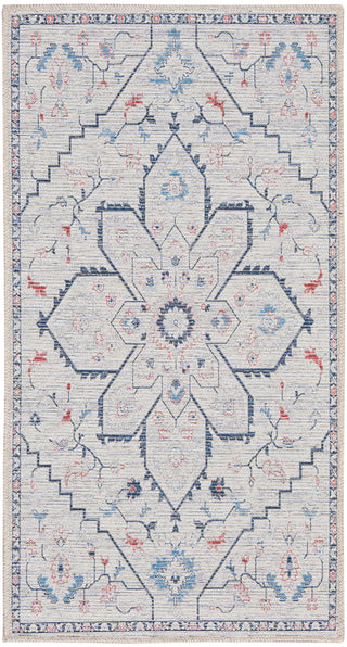The Rug Corner Nourison Home New Concept Washables SR110 IVBLU Area Rugs  