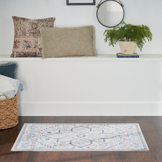 The Rug Corner Nourison Home New Concept Washables SR110 IVBLU Area Rugs  