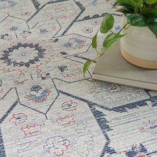 The Rug Corner Nourison Home New Concept Washables SR110 IVBLU Area Rugs  