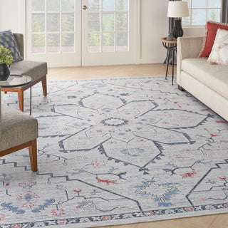 The Rug Corner Nourison Home New Concept Washables SR110 IVBLU Area Rugs  