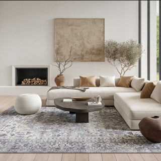 The Rug Corner Nourison Home New Concept Washables SR104 GREY Area Rugs  