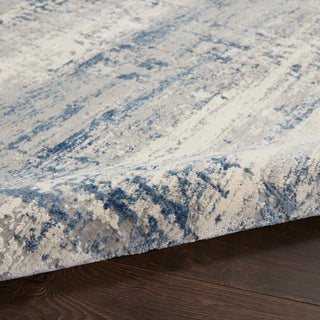 The Rug Corner Nourison Home Rustic Textures RUS10 IVBLU Area Rugs  