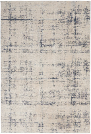 The Rug Corner Nourison Home Rustic Textures RUS06 IVBLU Area Rugs  