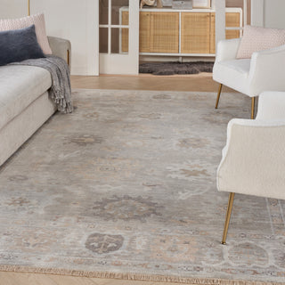Nourison Home - Aldora Silver/Blue Area Rug ALD15