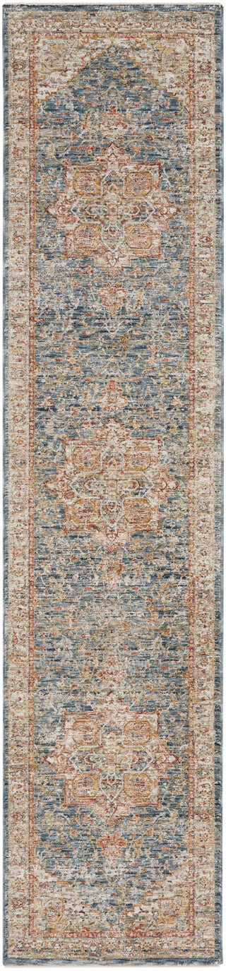 The Rug Corner Nourison Home Sahar SHR06 IVBLU Area Rugs  