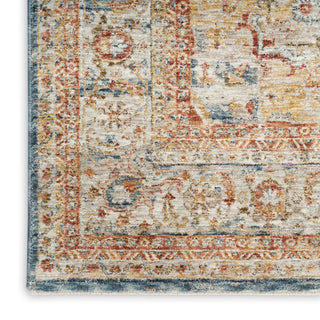 The Rug Corner Nourison Home Sahar SHR06 IVBLU Area Rugs  