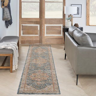 The Rug Corner Nourison Home Sahar SHR06 IVBLU Area Rugs  