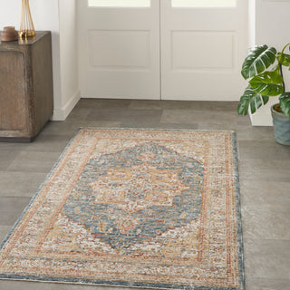 The Rug Corner Nourison Home Sahar SHR06 IVBLU Area Rugs  