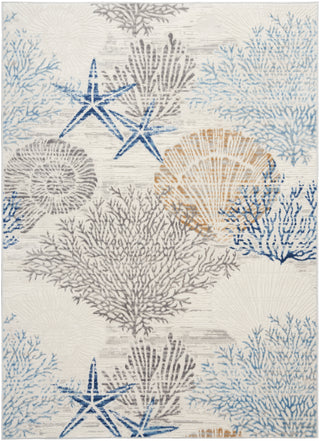 The Rug Corner Nourison Home Seaside SDS04 IVGRB Area Rugs  