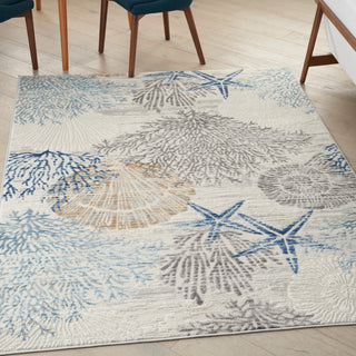 The Rug Corner Nourison Home Seaside SDS04 IVGRB Area Rugs  