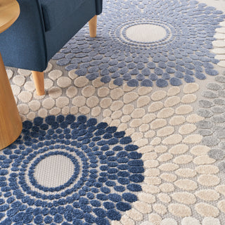 The Rug Corner Nourison Home Aloha ALH29 BLGRY Area Rugs  