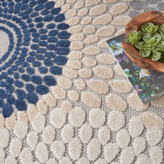 The Rug Corner Nourison Home Aloha ALH29 BLGRY Area Rugs  