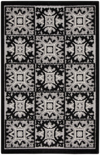 The Rug Corner Nourison Home Aloha ALH34 BLKWT Area Rugs  
