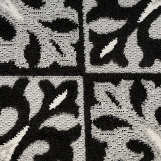 The Rug Corner Nourison Home Aloha ALH34 BLKWT Area Rugs  